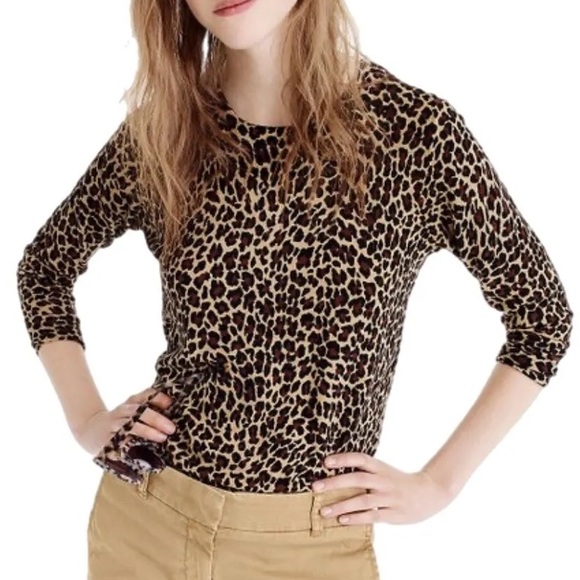 J.Crew Tippi Sweater (Leopard) - Picture 2 of 2
